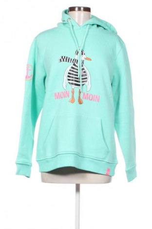 Damen Sweatshirt Zwillingsherz, Größe M, Farbe Grün, Preis 61,99 €