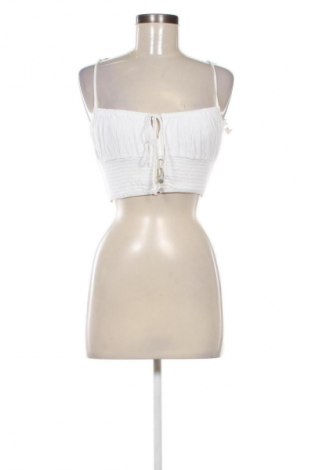 Top de femei Pull&Bear, Mărime S, Culoare Alb, Preț 76,32 Lei