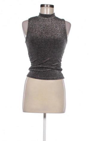 Damski top Sinsay, Rozmiar M, Kolor Srebrzysty, Cena 43,99 zł