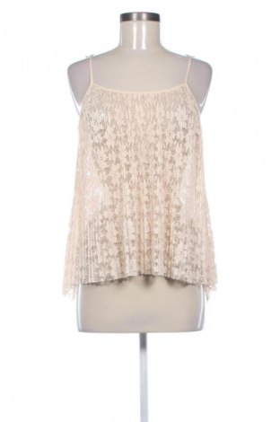 Дамски топ Zara, Размер M, Цвят Бежов, Цена 17,60 лв.
