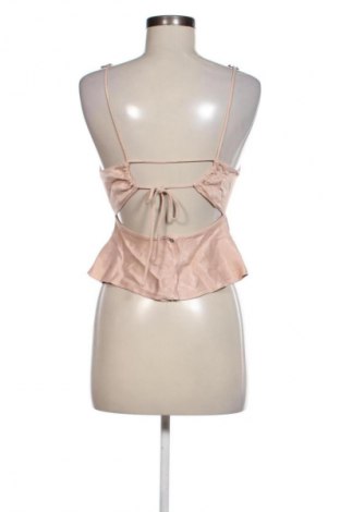 Дамски топ Zara, Размер S, Цвят Бежов, Цена 17,86 лв.