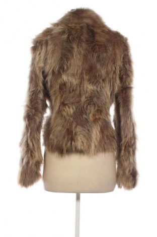 Palton din blană pentru damă Unbranded, Mărime L, Culoare Bej, Preț 1.072,50 Lei