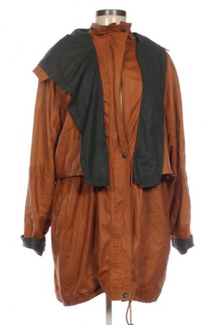 Дамско кожено яке AND, Размер S, Цвят Кафяв, Цена 184,30 лв.