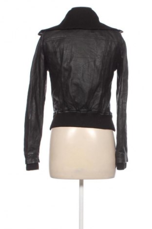 Γυναικείο δερμάτινο μπουφάν Bench, Μέγεθος M, Χρώμα Μαύρο, Τιμή 43,99 €