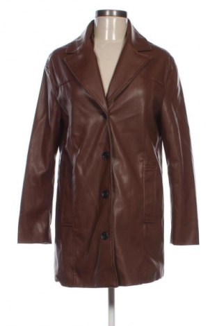 Damen Lederjacke Bershka, Größe XS, Farbe Braun, Preis 30,00 €