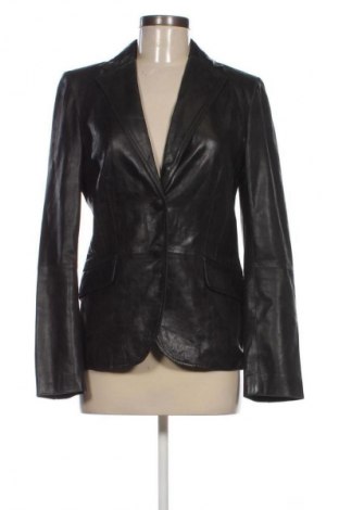 Γυναικείο δερμάτινο μπουφάν C&A, Μέγεθος M, Χρώμα Μαύρο, Τιμή 49,62 €