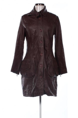 Дамско кожено яке Collection, Размер S, Цвят Кафяв, Цена 63,99 лв.