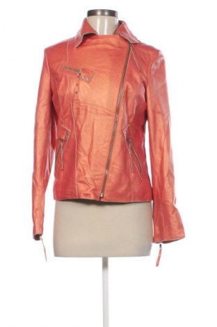 Dámska kožená bunda  David Moore, Veľkosť M, Farba Oranžová, Cena  89,95 €