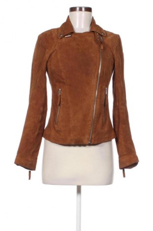 Geacă de piele pentru femei Esmara, Mărime S, Culoare Maro, Preț 102,53 Lei