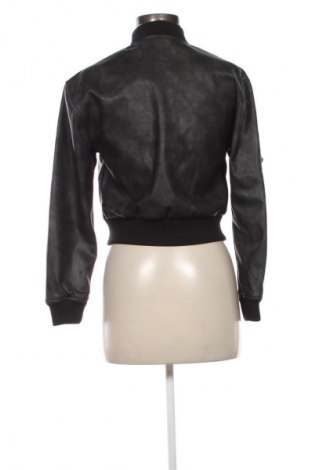 Γυναικείο δερμάτινο μπουφάν Fb Sister, Μέγεθος XS, Χρώμα Μαύρο, Τιμή 29,67 €