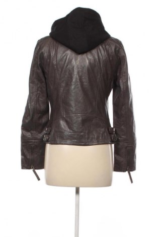Γυναικείο δερμάτινο μπουφάν Gipsy, Μέγεθος L, Χρώμα Γκρί, Τιμή 224,99 €