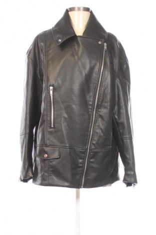 Damska kurtka skórzana H&M, Rozmiar 4XL, Kolor Czarny, Cena 87,99 zł