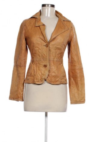 Női bőrdzseki Mango, Méret S, Szín Barna, Ár 23 831 Ft