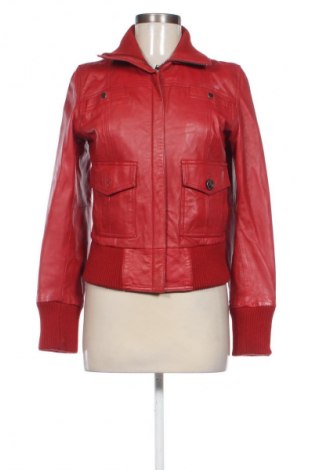 Γυναικείο δερμάτινο μπουφάν Mango, Μέγεθος M, Χρώμα Κόκκινο, Τιμή 30,99 €