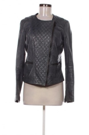 Damen Lederjacke Massimo Dutti, Größe L, Farbe Grau, Preis 80,31 €