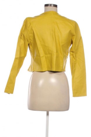 Дамско кожено яке NEW COLLECTION, Размер S, Цвят Оранжев, Цена 61,94 лв.