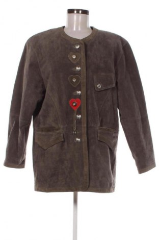 Дамско кожено яке Natural Life, Размер M, Цвят Сив, Цена 184,30 лв.