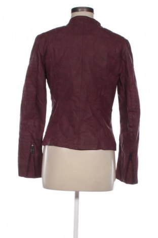 Дамско кожено яке ONLY, Размер S, Цвят Червен, Цена 41,99 лв.