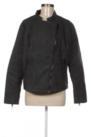 Damska kurtka skórzana ONLY Carmakoma, Rozmiar XL, Kolor Szary, Cena 250,99 zł