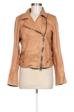 Geacă de piele pentru femei Oui, Mărime M, Culoare Bej, Preț 236,99 Lei