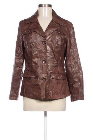 Dámska kožená bunda  Q/S by S.Oliver, Veľkosť M, Farba Hnedá, Cena  85,95 €