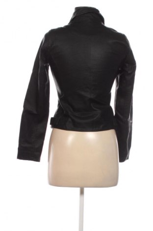 Дамско кожено яке Sinsay, Размер XS, Цвят Черен, Цена 58,00 лв.