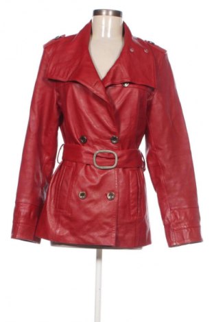 Γυναικείο δερμάτινο μπουφάν Steel, Μέγεθος L, Χρώμα Κόκκινο, Τιμή 77,52 €