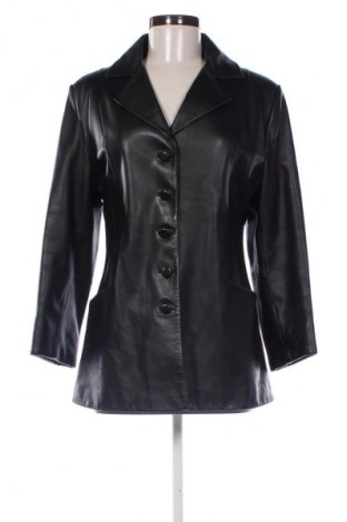 Дамско кожено яке Steel, Размер L, Цвят Черен, Цена 75,99 лв.