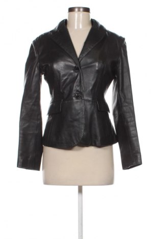 Geacă de piele pentru femei Stefanel, Mărime M, Culoare Negru, Preț 426,99 Lei