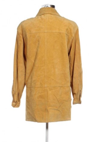 Γυναικείο δερμάτινο μπουφάν Unbranded, Μέγεθος M, Χρώμα Κίτρινο, Τιμή 50,00 €