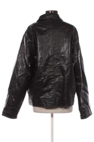 Дамско кожено яке Unbranded, Размер M, Цвят Черен, Цена 46,99 лв.