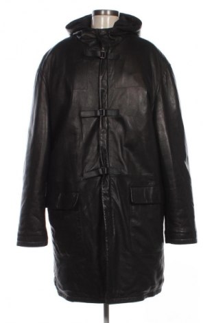 Γυναικείο δερμάτινο μπουφάν Unbranded, Μέγεθος XXL, Χρώμα Μαύρο, Τιμή 49,62 €
