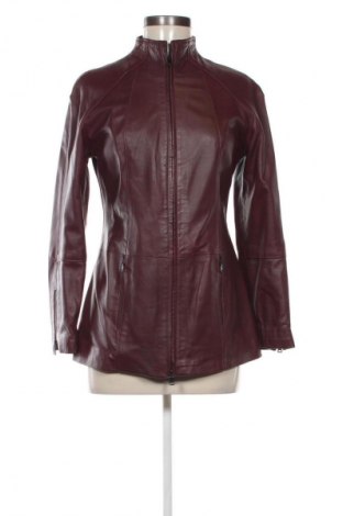 Geacă de piele pentru femei Unbranded, Mărime M, Culoare Roșu, Preț 255,29 Lei