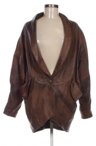 Γυναικείο δερμάτινο μπουφάν Unbranded, Μέγεθος M, Χρώμα Καφέ, Τιμή 50,00 €