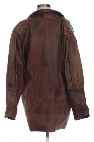 Γυναικείο δερμάτινο μπουφάν Unbranded, Μέγεθος M, Χρώμα Καφέ, Τιμή 50,00 €