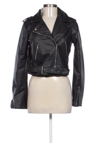 Дамско кожено яке Unbranded, Размер XL, Цвят Черен, Цена 58,99 лв.