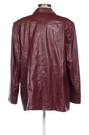 Γυναικείο δερμάτινο μπουφάν Unbranded, Μέγεθος XXL, Χρώμα Κόκκινο, Τιμή 29,67 €