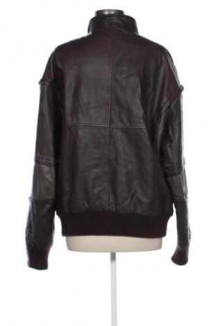 Γυναικείο δερμάτινο μπουφάν Unbranded, Μέγεθος XL, Χρώμα Καφέ, Τιμή 71,99 €