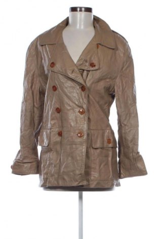 Dámská kožená bunda  Unbranded, Velikost L, Barva Béžová, Cena  1 228,00 Kč