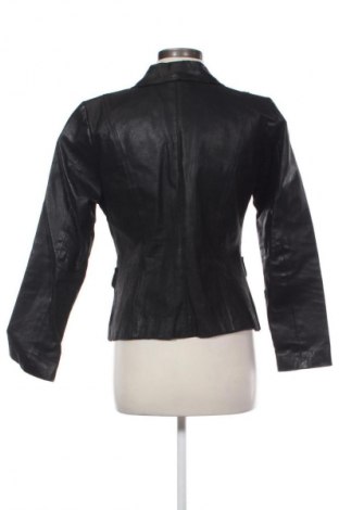 Дамско кожено яке Unbranded, Размер M, Цвят Черен, Цена 63,99 лв.