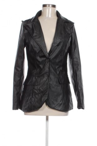 Дамско кожено яке Unbranded, Размер S, Цвят Черен, Цена 37,99 лв.