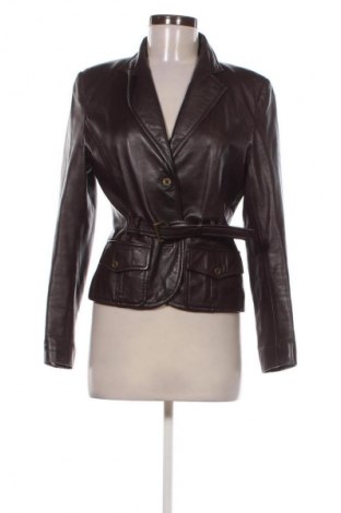 Damska kurtka skórzana Unbranded, Rozmiar M, Kolor Brązowy, Cena 167,99 zł