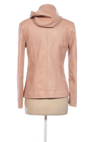 Дамско кожено яке Unbranded, Размер M, Цвят Бежов, Цена 96,90 лв.