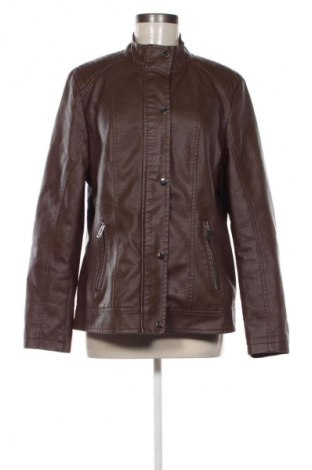 Γυναικείο δερμάτινο μπουφάν Unbranded, Μέγεθος XL, Χρώμα Καφέ, Τιμή 30,00 €