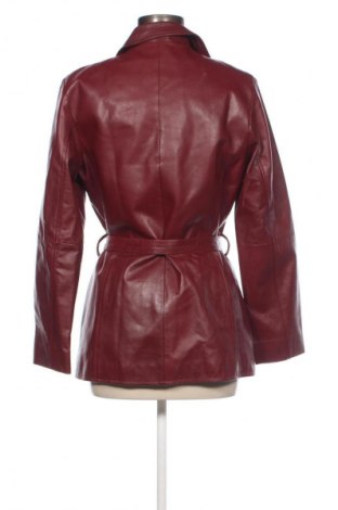 Дамско кожено яке Unbranded, Размер XL, Цвят Червен, Цена 94,99 лв.