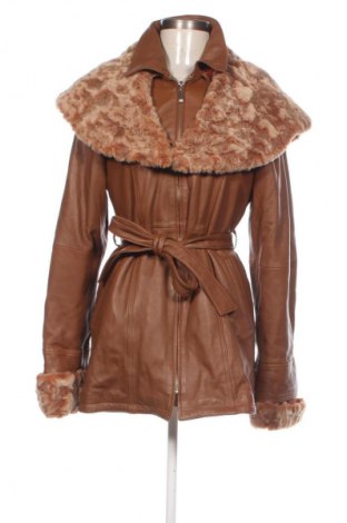 Dámská kožená bunda  Unbranded, Velikost M, Barva Hnědá, Cena  1 429,00 Kč