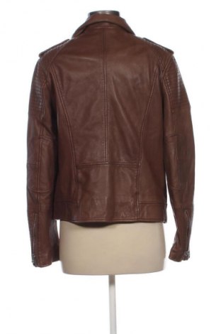 Γυναικείο δερμάτινο μπουφάν Violeta by Mango, Μέγεθος S, Χρώμα Καφέ, Τιμή 41,94 €
