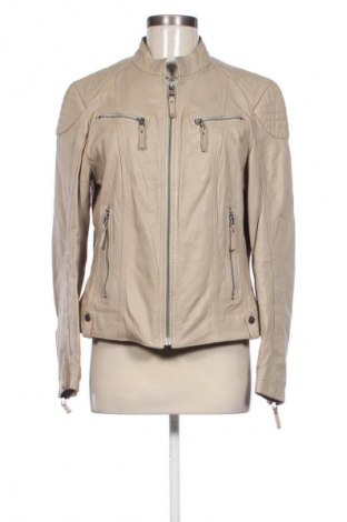 Дамско кожено яке Woman Collection, Размер XL, Цвят Бежов, Цена 67,99 лв.