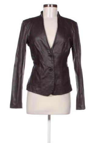 Дамско кожено яке Yes Yes, Размер S, Цвят Кафяв, Цена 129,03 лв.