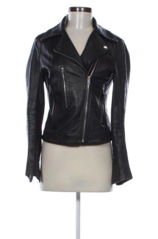 Dámska kožená bunda  Zara, Veľkosť M, Farba Čierna, Cena  75,26 €